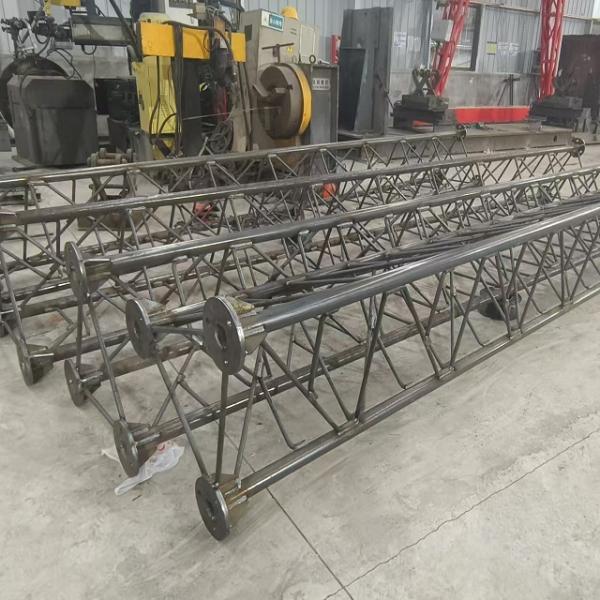 Hot Dip Galvanized Guyed Wire 3 Legged Steel Pipe Lattice Microwave Telecommunication Tower