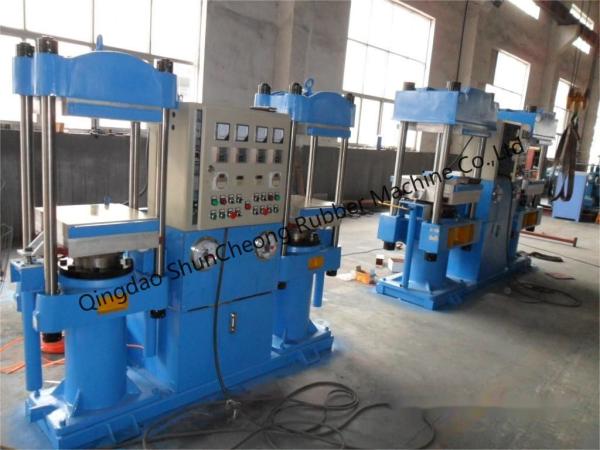 Duplex de aquecimento da imprensa que cura o pé Mat Making Plant da máquina/carro