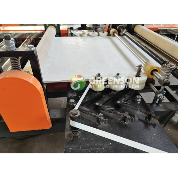 Small Capacity Pvc Laminated Gypsum Board Machine 600x600 Gypsum Tile Making Machine