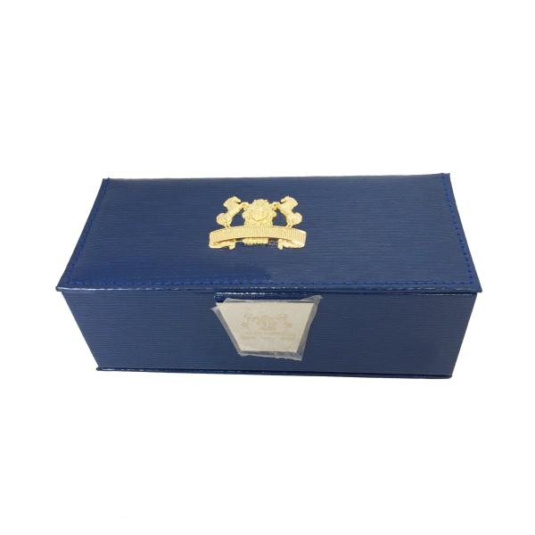 Recyclable Luxury Gift Boxes High End Blue Rigid Cardboard Packaging Boxes