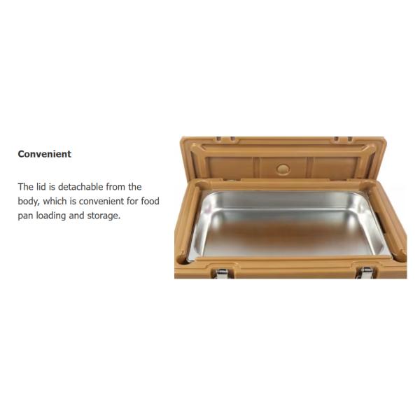 Custom Packaging Tailored Solutions Food Transportation Insulated Food Warmer Box Commercial Food Transport Containers