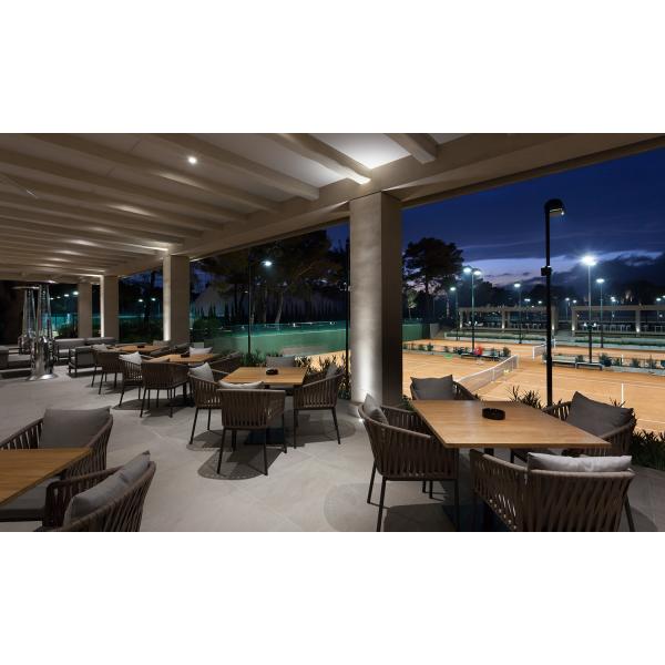Comfortable High End Hotel Dining Chairs European Design Style with Modern Rattan