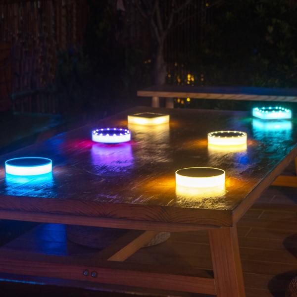 RoHS certificou o caminho solar exterior do diodo emissor de luz do RGB ilumina o controle magnético do interruptor de 1.5W 80LM