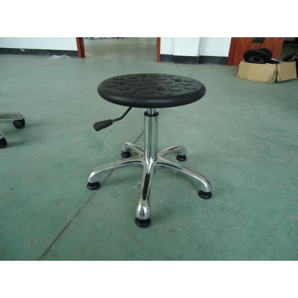Polyurethane Material ESD Safe Chairs Aluminium Alloy Five Star Feet Radius 240mm