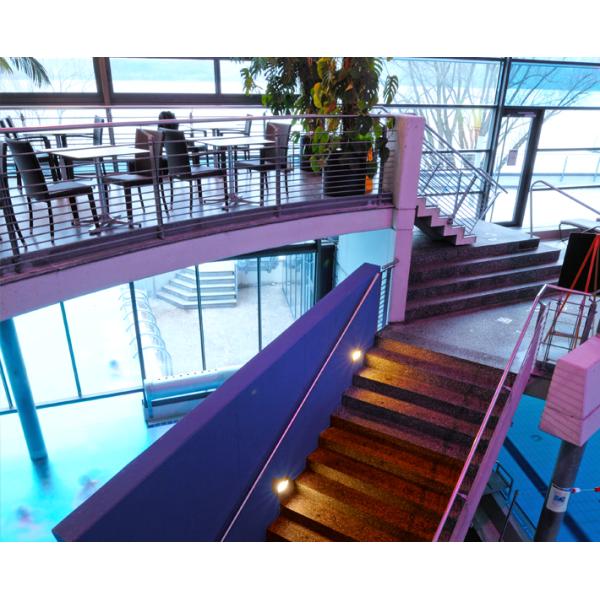 80 Deg Square Inground garden led lights 316 Front cover Aluminum Housing