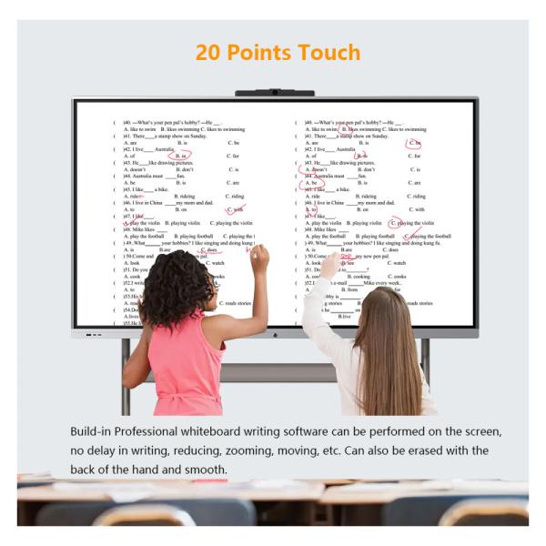55-дюймовая интеллектуальная интерактивная доска Multi-Touch Цифровая доска Интерактивная плоская панель Цена