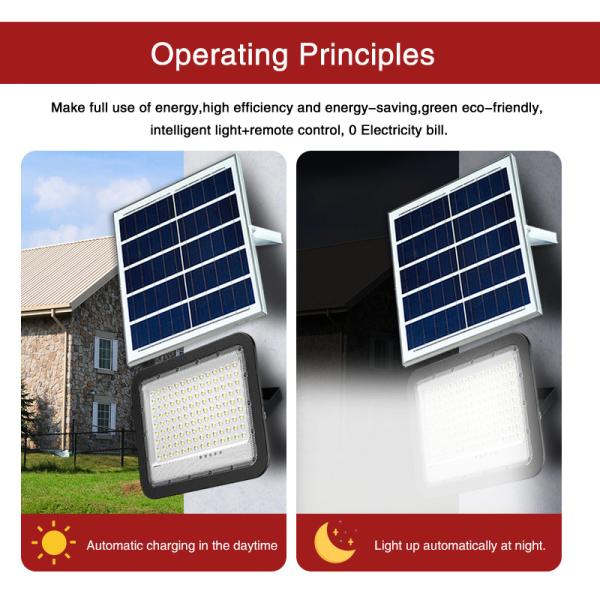 Luz de inundação conduzida solar 50w da segurança IP65 ajustável 100w 200W 300w 400w