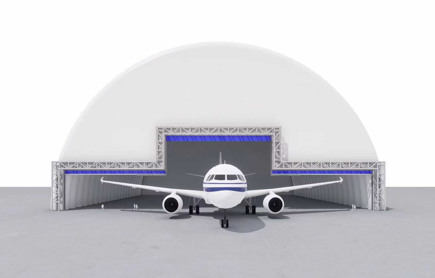 Impact Resistant Stacking Flexible High Speed Door For Medium Small Factory