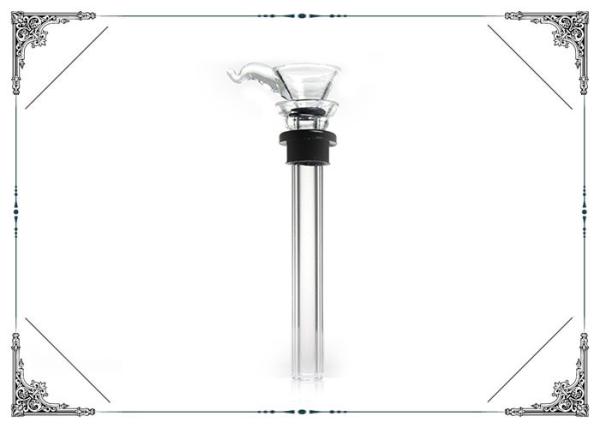 Male and Female Slide Glass Downstem tobacco Pipes Accessory​ With Two Rubbers