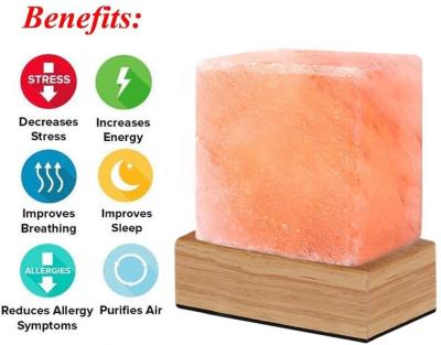 Purifying Air 4 Modes 16 Colors Crystal Rock Salt Lamp