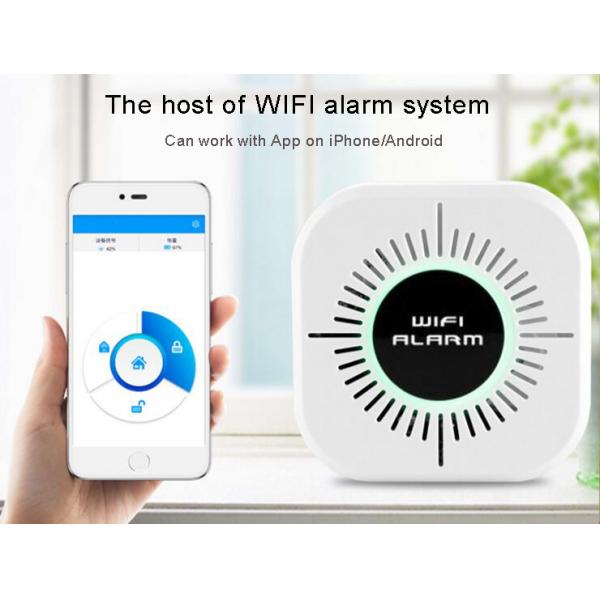 Система сигнализации против взлома для домашнего пользования Mini WiFi с интеллектуальным управлением приложением с частотой 433,92 МГц