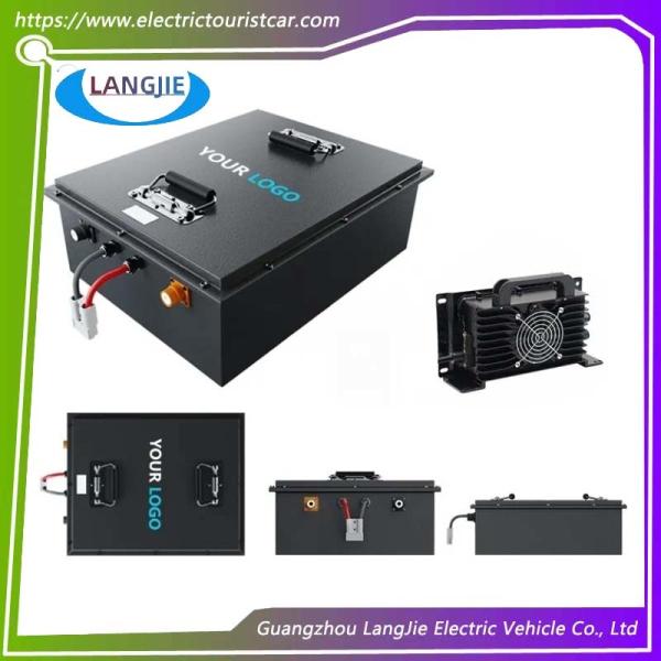 51.2V 105Ah batterie au lithium fer phosphate pour chariots de golf
