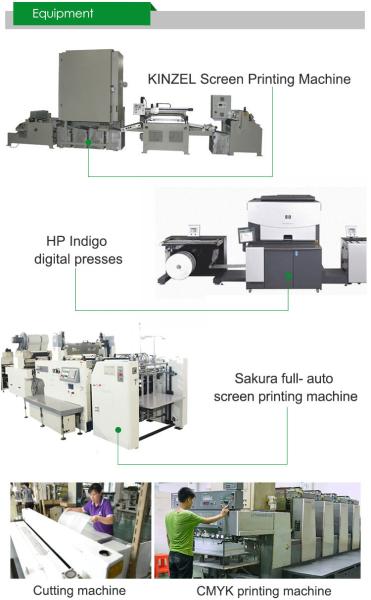 48*64cm Water Based Ink PET Offset Printing Film Chemical Resistance 75mic PET release film