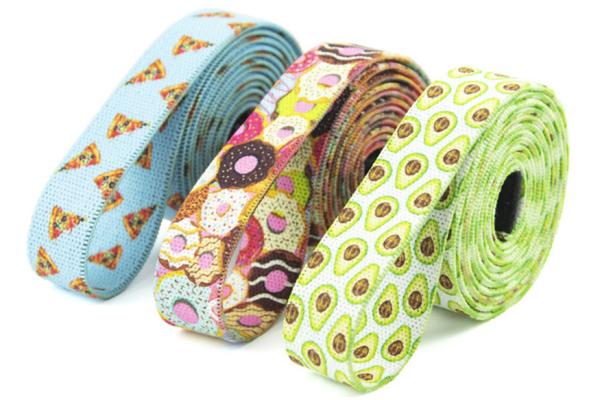 Multicolor Latex Resistance Exercise Bands Custom Print Hip Resistance Bands