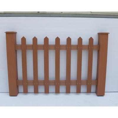 Cercas de WPC compostas sustentáveis para jardim - facilmente montáveis e personalizáveis (modelo TNL-04D)