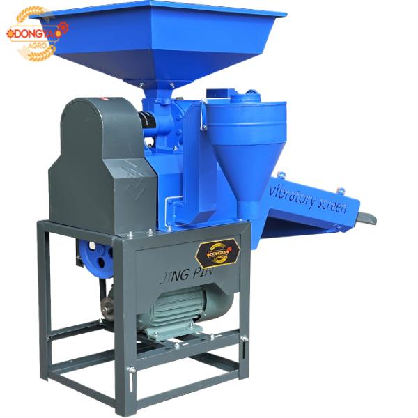 Single Phase 6N50V Vibration Rice Mill Machine 300KG per hour capacity