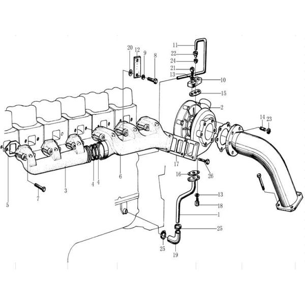 Turbocharger VG1560118229 WD615 SINOTRUK Spare Parts