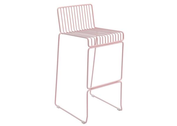 Pink And Blue Metal Wire 0.038CBM Outdoor Table Chairs