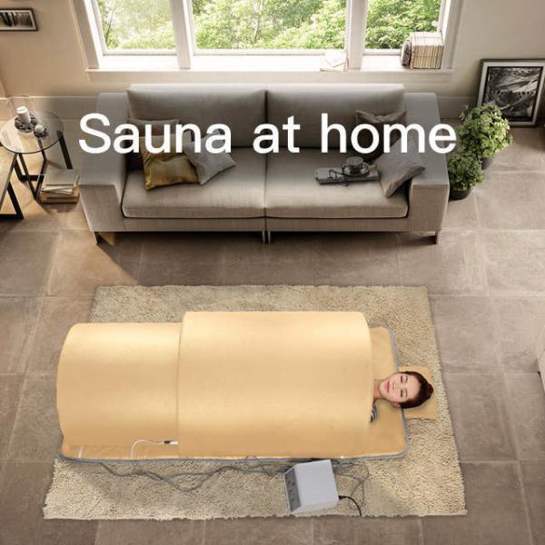 Luxury Detox Sauna Dome Foldable Far Infrared Tourmaline Germanium Jade Stone Energy