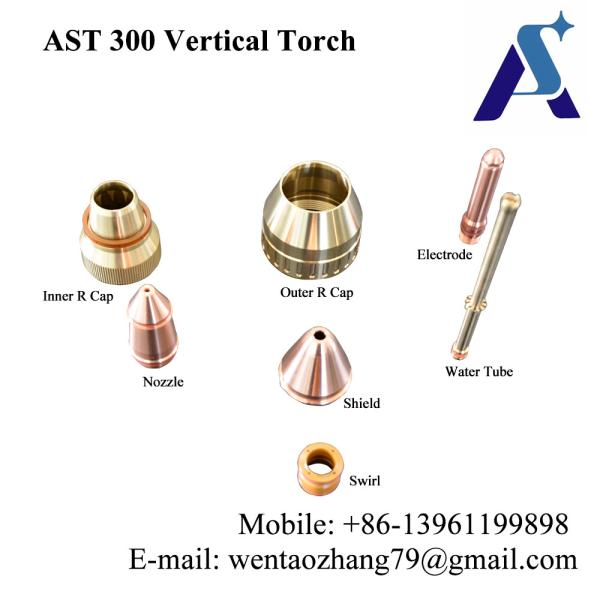 AST 300 Bevel Cutting Water Cooling Cnc Plasma Torch for Hypertherm 200 Pro