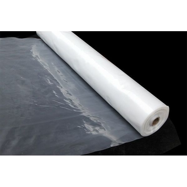 6mil plastic roll moisture barrier Clear Polythene Sheeting with tape rolls