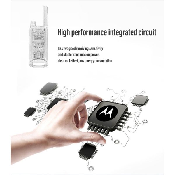 Talkie-walkie motorola Talkabout T82 Extreme Quad 5km Pmr Battery Earpiece Twin Pack Cost-effective Two-Way Radio Walkie Talkie
