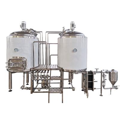 Fábrica de produção de cerveja fácil de operar para projeto chave em mão na fabricação de cerveja industrial