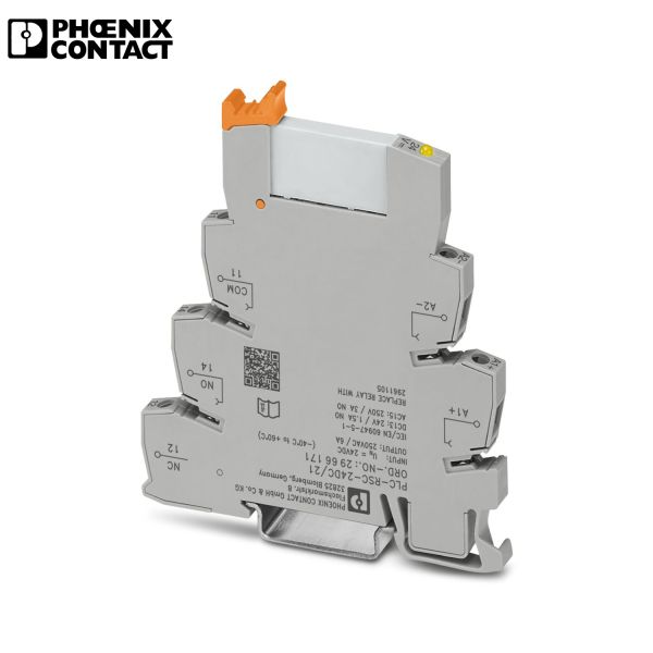 Phoenix Contact PLC Interface Relay 24VDC SPDT 6A DIN Rail Relay Module