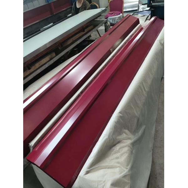 Resistência Placa de aço Painéis de telhado ondulados para construção Galvanizados revestidos PPGI