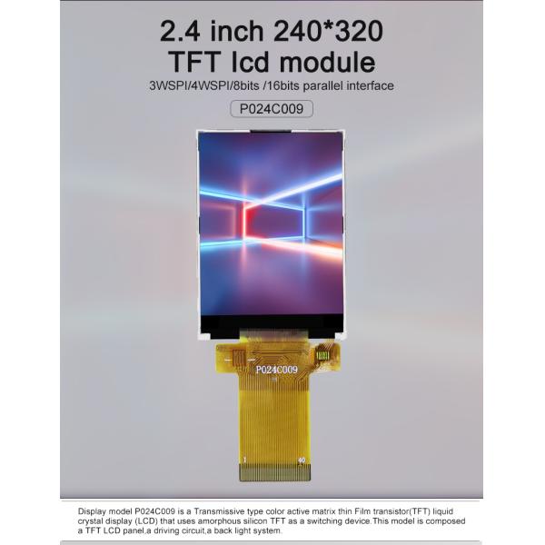 Polcd 2.4 In 240x320 Ili9341spi Tft Дисплей 36,72 мм 240x320 Tft