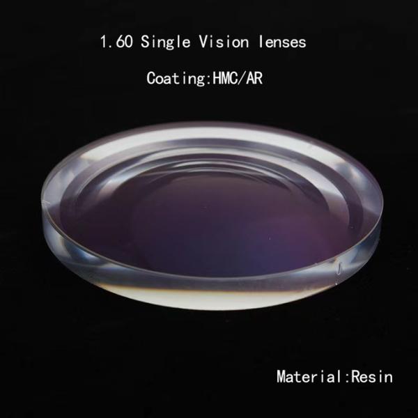 1.60 HMC AR Coating Офтальмические очки Цифровые линзы одноразового зрения для блок EMI