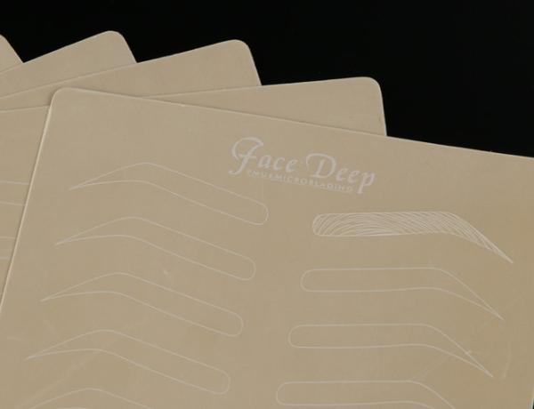 Rubber Semi Permanent Makeup Practice Skin Latex Wrote Without Tattoo Ink or Pigment