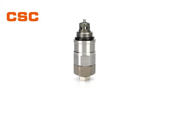 Steel Hydraulic Control Valve Parts , HITACHI 200-5 Excavator Relief Valve