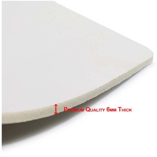 Personalized White Rubber Sublimation Mousepad Blanks For Sublimation Heat Transfer Printing