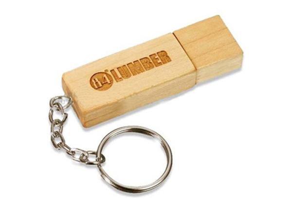 64 Gigabyte Personalised Wooden Usb 4-10mb/s Writing Speed 3 Years Warranty