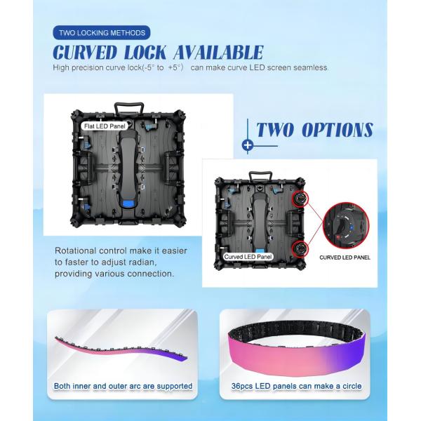 Наружные экраны с светодиодными экранами для сцены аренда фронтальный магнитный сервис 5000 нитов P3.91 мм