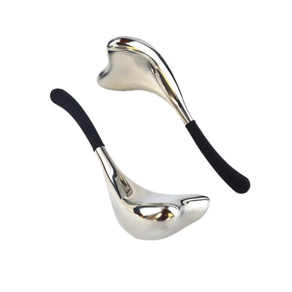 Massage Equipment Properties Silver Stainless Steel Mermaid Ice Globe for Face Skin Health Care Spa Spoon Facial Roller 2023