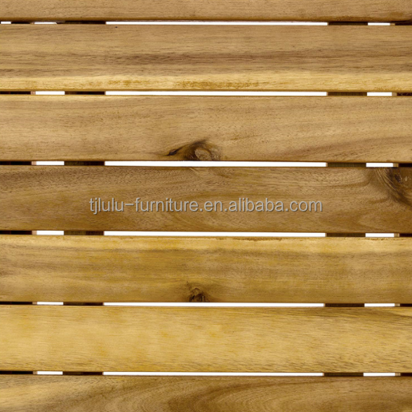 3 piezas plegables de madera de acacia Bistro Set perfecto para comer al aire libre y entretenimiento