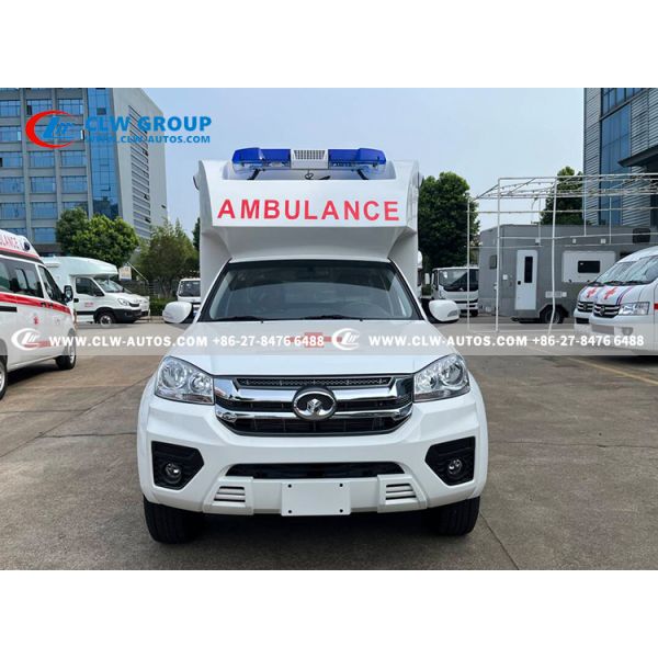 Foton 4x4 All-Terrain Ward-Type Ambulance with Mitsubishi 210HP Engine & Customizable Medical Suite