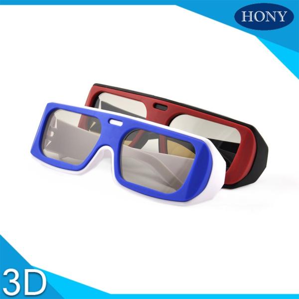 Cheap Real D Circular Polarized 3D Glasses Used on Passive 3D TV Theatre