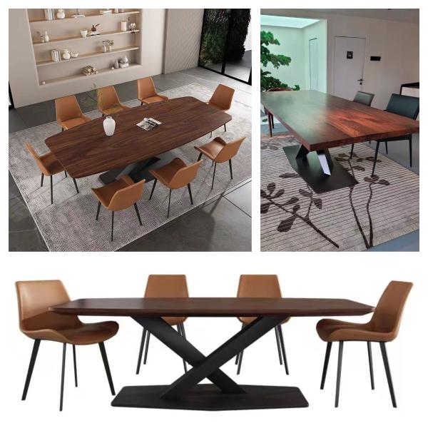 Luxury Modern Home Restaurant Dining Room Furniture Set 10 Person Ceramic Top Dining Outdoor Table