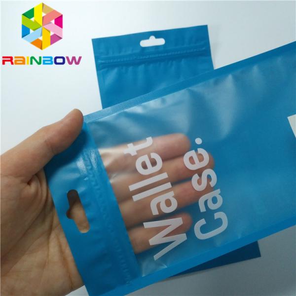 Мешок Ziplock ясного уплотнения штейна 3 бортового плоский для крышки случая телефона/привязывает упаковку