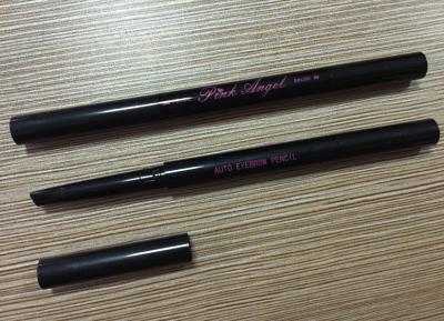custom logo printing retractable eyebrow pencil with eyebrow brush/eyebrow powder