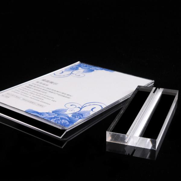 RoHS Multilayer Plastic Acrylic Sheet Plexiglass Brochure Holders Display Stand
