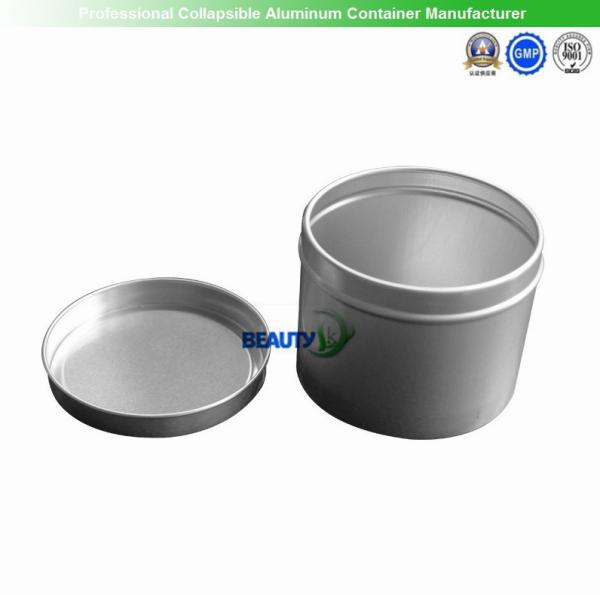 Original Aluminum color 250ml Cosmetic Packaging Face Body Care Cream Empty Aluminum Container Jars