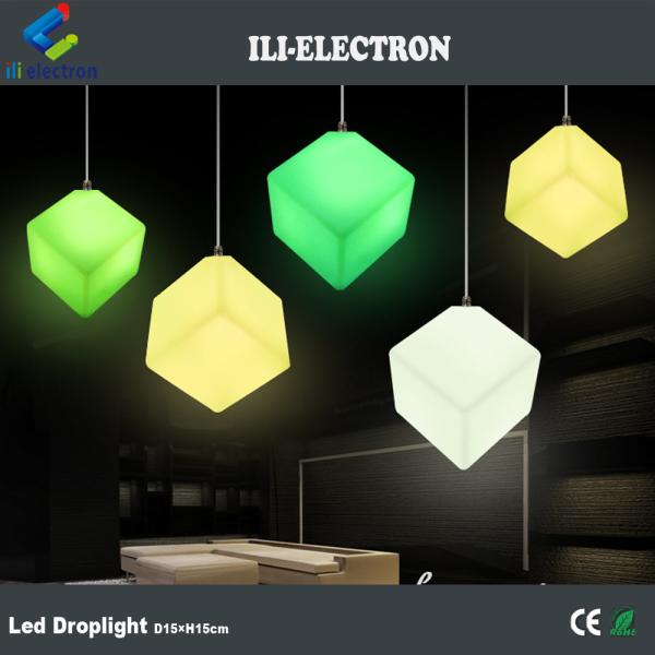 Remote Control Outdoor LED Cube Light  Pendant Light For Events & Parties Decoration