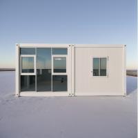 20ft Prefab Living Container House Flat Pack Mobile Container Home Tiny House with Bathroom Collapsible Container House