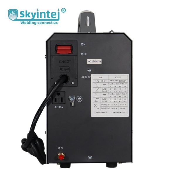 220V MIG-200 MIG Welding Machine Gasless Flux Core Low Splatter Welder for Sheet Metal Work