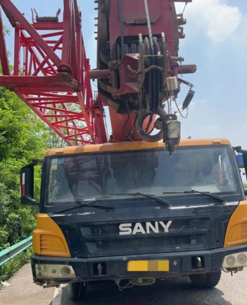 50t Air Conditioned Used Shacman Truck Crane QY50C With Max Speed 83km/H