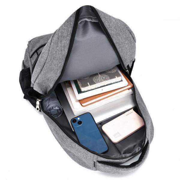 USB Charging Port Laptop Backpacks OEM Custom Logo Work Bag With Laptop Pocket